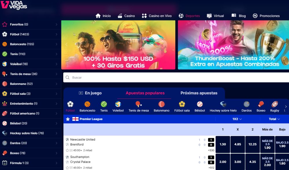 bono de bienvenida vida vegas