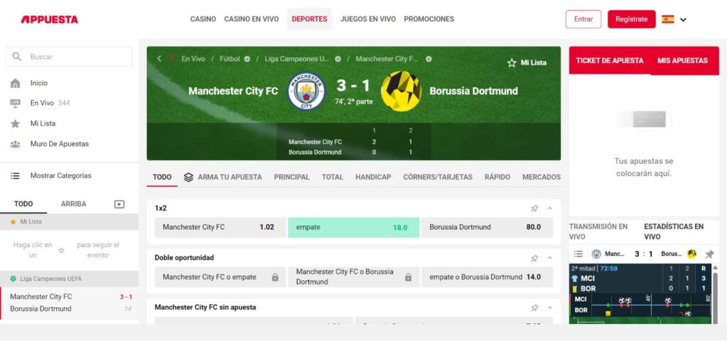 bono de bienvenida appuesta